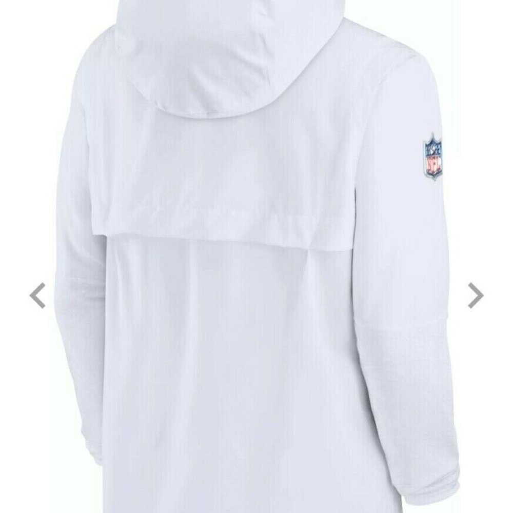 Rare Los Angeles Rams 100% Nike Super Bowl LVI White Diamond Player Media Hoodie - Picture 4 of 4